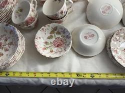 Johnson brothers rose chintz Set Of 58 Pieces