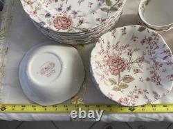 Johnson brothers rose chintz Set Of 58 Pieces