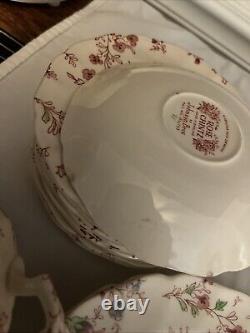 Johnson brothers rose chintz china 25 pieces