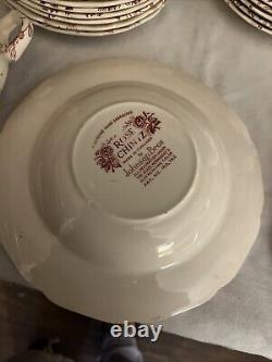 Johnson brothers rose chintz china 25 pieces