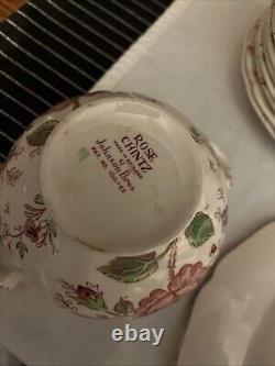 Johnson brothers rose chintz china 25 pieces