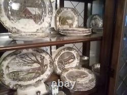 Johnsons bros dish set 12 people set, 1955 England