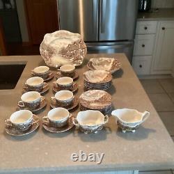 LOT Of 34 Johnson Brothers Olde English Countryside England Dinnerware