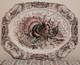 Large 20 Wild Turkeys Native American Windsor Ware Johnson Bros Oval Platter