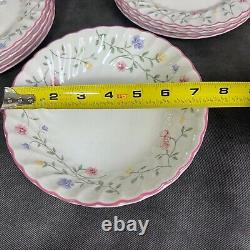 Lot of 11 JOHNSON BROS BROTHERS Summer Chintz Luncheon & Salad Plates & Bowls