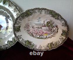 Lot of 25 pieces friendly village Johnson bros dishes