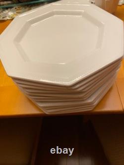 Lot of 45 Vintage Johnson Brothers Heritage White Ironstone, Made in England