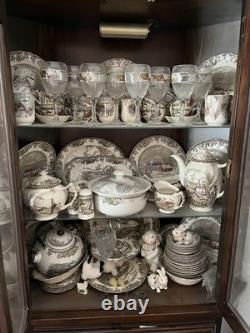 Massive Johnson brothers friendly village vintage collection made in England