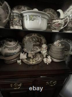 Massive Johnson brothers friendly village vintage collection made in England