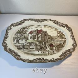 Mid 20th Century Johnson Brothers Heritage Hall Ironstone Platter-Victorian