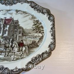 Mid 20th Century Johnson Brothers Heritage Hall Ironstone Platter-Victorian