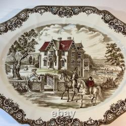 Mid 20th Century Johnson Brothers Heritage Hall Ironstone Platter-Victorian