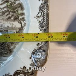 Mid 20th Century Johnson Brothers Heritage Hall Ironstone Platter-Victorian