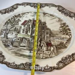 Mid 20th Century Johnson Brothers Heritage Hall Ironstone Platter-Victorian