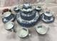 New-set Of 33 Pcs- Johnson Brothers- Coaching Scene- Blue Dinner Set-england