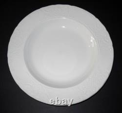 NEW Set of 5 Johnson Brothers 9-3/8 Richmond White Rimmed Soup Bowls England