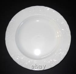 NEW Set of 5 Johnson Brothers 9-3/8 Richmond White Rimmed Soup Bowls England