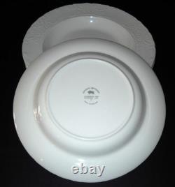 NEW Set of 5 Johnson Brothers 9-3/8 Richmond White Rimmed Soup Bowls England