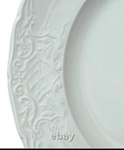 NEW Set of 5 Johnson Brothers 9-3/8 Richmond White Rimmed Soup Bowls England