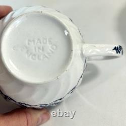 NEW Vtg 30 Pc Johnson Brothers Blue Indies Service Set, Six 5 Pc Place Settings