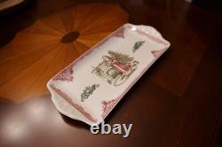 OBC by Johnson Bros. Castles Christmas with Santa 15 rectangular platter. NEW