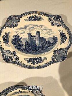 Old Brittan Castles by Johnson Bros. 121 Pieces of 1930's Vintage China