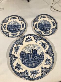 Old Brittan Castles by Johnson Bros. 121 Pieces of 1930's Vintage China