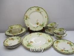 Old Staffordshire Johnson Bros England NINGPO 5 Pc Place Setting For 3 + XTRAS
