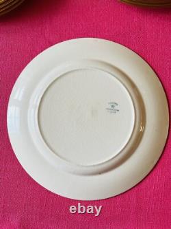 Pareek Johnson Bros Gold Encrusted 101/2 Dinner Plates Set Of 10