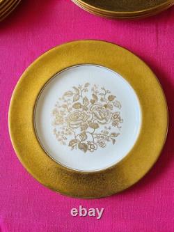 Pareek Johnson Bros Gold Encrusted 101/2 Dinner Plates Set Of 10