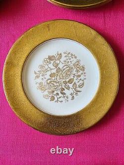 Pareek Johnson Bros Gold Encrusted 101/2 Dinner Plates Set Of 10