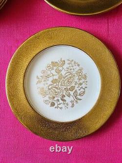 Pareek Johnson Bros Gold Encrusted 101/2 Dinner Plates Set Of 10
