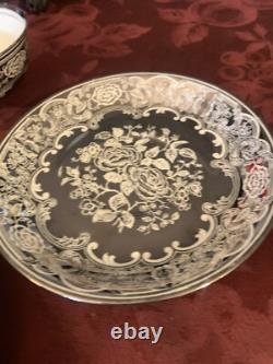 Pareek Johnson Bros. Mirror Lustre Rare Soup Bowls & Drip Saucers Free Shipping