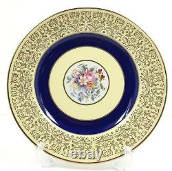 Pareek Johnson Brothers England JB311 Blue Dinner Plates 10.5 Floral, Set of 8