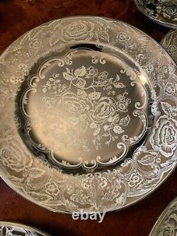 Pareek Mirror Luster Rockwell Johnson Bros? 4 dinner plates Pristine England