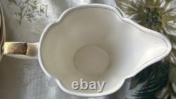 Pareek by Johnson Bros. England Black & Gold Band Gravy Dish, Bowls, Plates 24pc