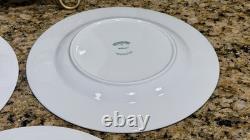 Pristine Johnson Bros Willow Blue Set Of 4 Dinner Plates 10.75 England