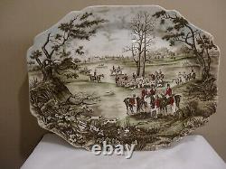 RARE JOHNSON BROS. TALLY HO THE KILL Serving Showcase Platter