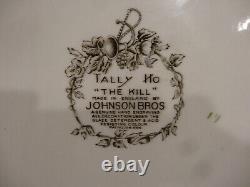 RARE JOHNSON BROS. TALLY HO THE KILL Serving Showcase Platter