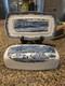 Rare Johnson Brothers Old Britain Castles Blue Covered Butter Dish England Euc