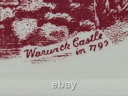 RARE Vintage Pink Johnson Brothers Old Britain Castles Napkin Holder