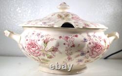 ROSE CHINTZ Johnson Bros. England COVERED Soup TUREEN In UNUSED Condition