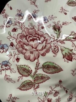 Rare Johnson Brothers Rose Chintz Made In England Soup Tureen Perfect