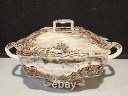 Rare Large Johnson Brothers Olde English Countryside Soup Tureen With LID