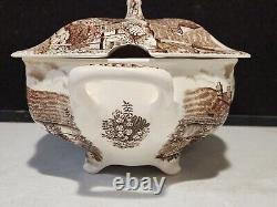 Rare Large Johnson Brothers Olde English Countryside Soup Tureen With LID