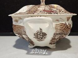 Rare Large Johnson Brothers Olde English Countryside Soup Tureen With LID