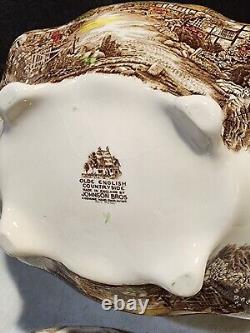 Rare Large Johnson Brothers Olde English Countryside Soup Tureen With LID