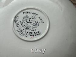 Rare Lot of 15 pc Johnson Brothers Heritage Hall plates 4411 Series. Ironstone