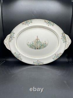 Rare PAREEK Les Fontaines 1925 Paris Art Exhibition JOHNSON BRO Serving Platter