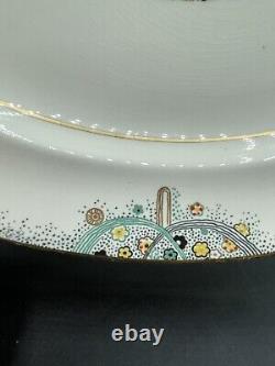 Rare PAREEK Les Fontaines 1925 Paris Art Exhibition JOHNSON BRO Serving Platter